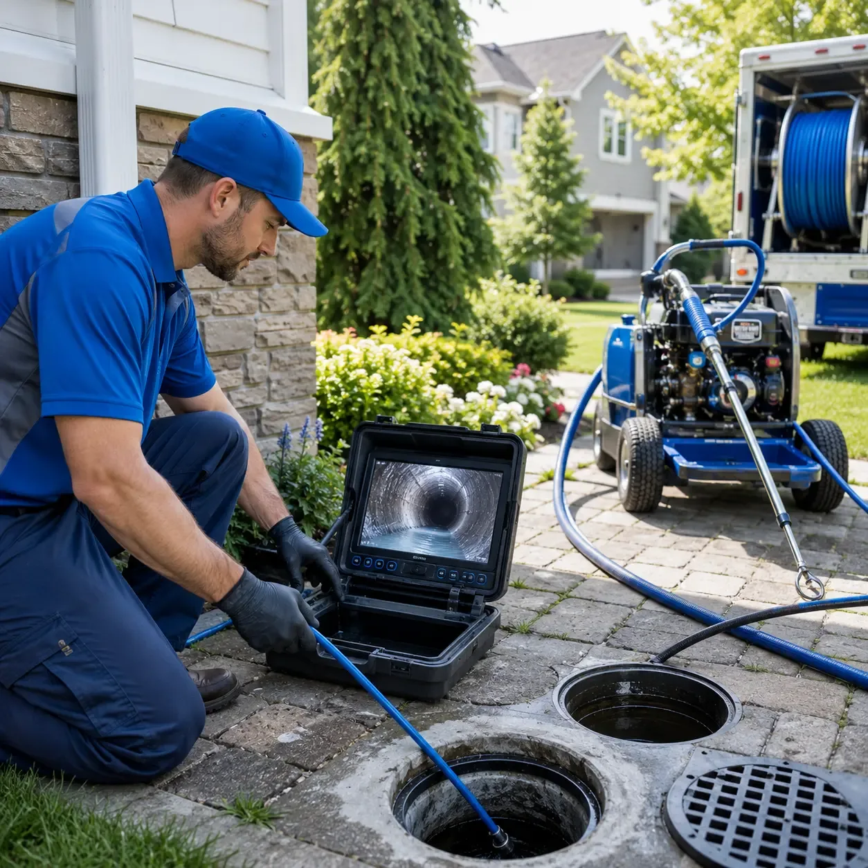 Outdoor drain cleaning professionals serving Century, FL